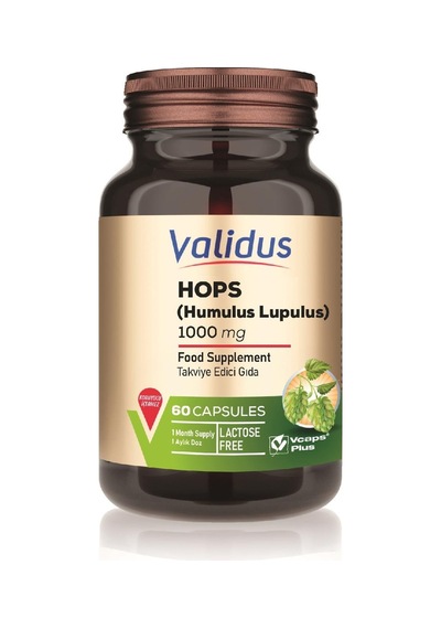 Validus Humulus Lupulus Hops 1000 Mg 60 Capsules