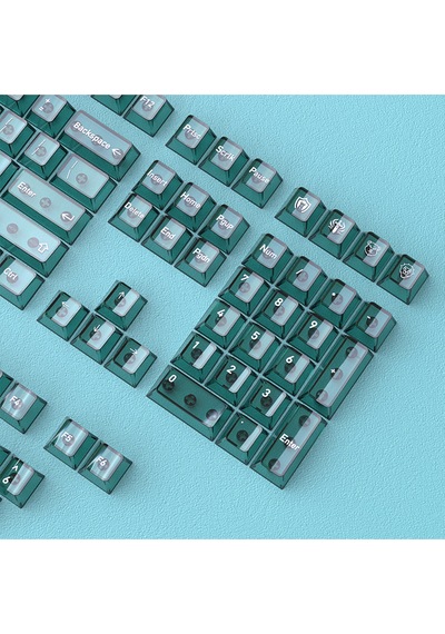Mekanik Klavye Tuş Takımı 119 Tuş Keycaps Pbt Süblimasyonlu Çift Renkli Klavye Başlığı