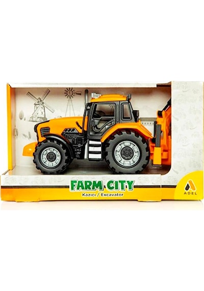 Adel Farm City Excavator Kazıcı Turuncu 000603