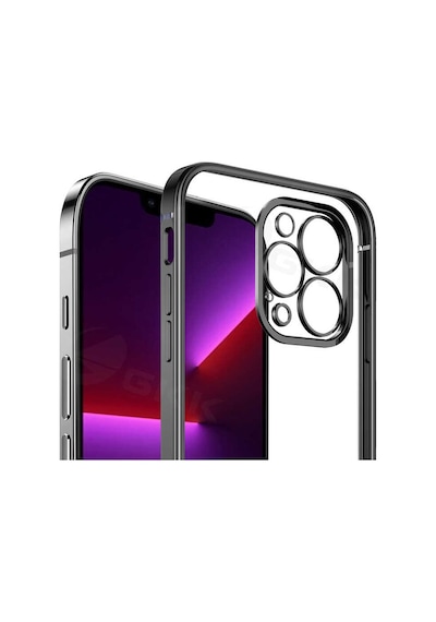 Apple Uyumlu iPhone 13 Pro Max Kılıf Zore Gbox Kapak Gümüş