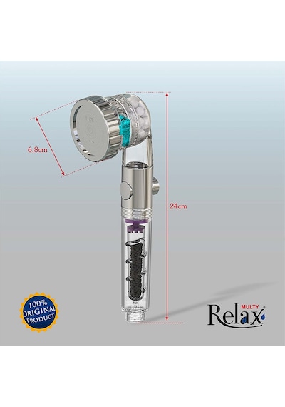 Relax Shower Multy Üç Fonksiyonlu Tasarruflu Duş Başlığı Diğer
