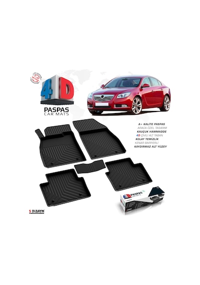 Opel Insignia 4D Havuzlu Paspas 2008-2016 A+Kalite