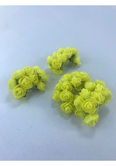 FdayAksesuar Sarı Renk Lateks Çiçek 1 Paket FRDY15747