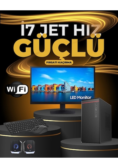 Dagmor 500w Bn2015228 H110 Anakart İntel İ7 6 8gb Ram Ddr4 120gb Ssd 18.5' Monitör Wifi Kablosuz Set