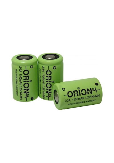 Orion 1100 mAh 1.2 V 2/3A Ni-MH Industrial Şarj Edilebilir Pil