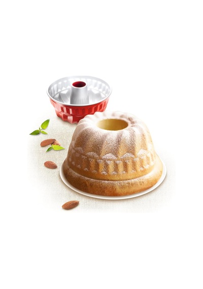 Delibake Alman Kek Kalıbı - Kırmızı - 22 Cm Diğer