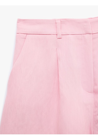 Koton Koton X Melis Ağazat - Viskon Kumaş Cepli Pile Detaylı Mini Şort Pembe 6sak40336pw Gül Koton Koton X Melis Ağazat - Viskon Kumaş Cepli Pile Detaylı Mini Şort Pembe 6sak40336pw Gül