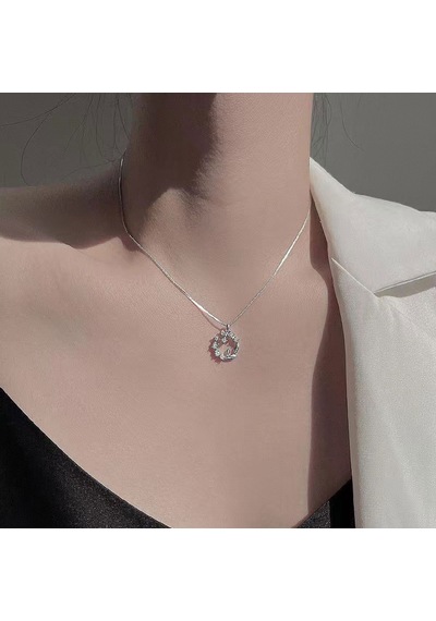 Kristal Çelenk Kolye Kolye El Yapımı Dainty Rhinestone Kolye Sevgililer Günü Kız Arkadaş İçin Doğum Günü Hediyesi Çok Renkli
