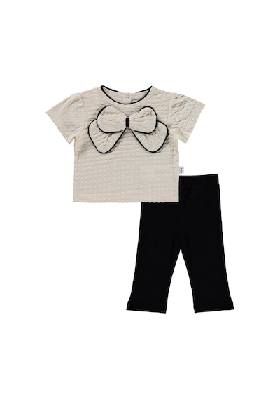 Civil Baby Büyük Fiyonklu 6-18 Ay Takım - Bej