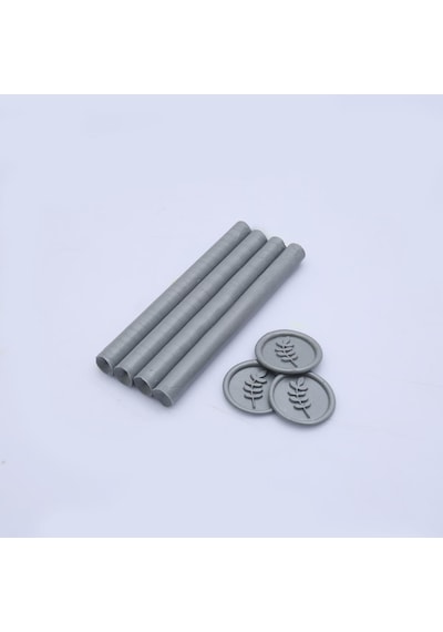 Mühür Mumu Çubuk 11mm x 120mm 10 lu Paket Model No:17 (KOYU GRİ)