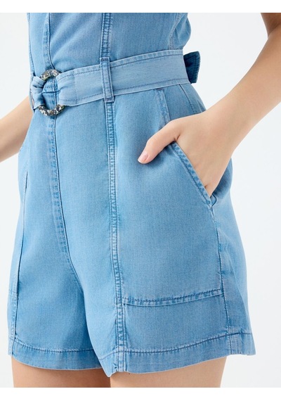 LOFT Regular Fit Kadın Tulum Lf2039913 Q1.v1 Denim