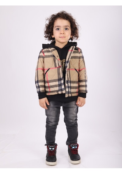 Xo Kids Erkek Çocu Alt Üst Takım 6-36 Ay 2501 Bej - Siyah