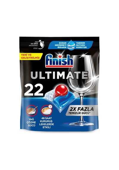 Finish Ultimate Hepsi 1 Arada 22 Tablet 283g 3'li Avantaj Paketi Mıchu