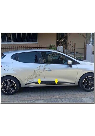 Markadan Renault Clio 4 Krom Yan Kapı Çıtası 2012-2020 4 Parça Pa