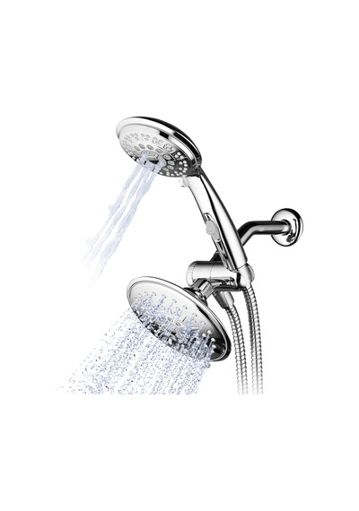 Lüks Hydroluxe 30-setting 3 Yollu 15,2 Cm Rainfall 26060000/el Duşu Combo Patentli Şalter Pause On/off Premium Krom Altın