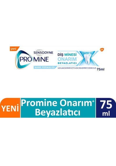 Sensodyne Promine Onarım Beyazlatıcı 75ml Diş Macunu + Oral-b Pro
