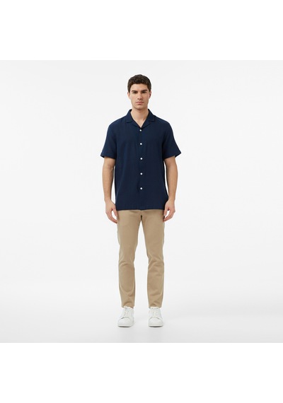 Nautica Erkek Lacivert Regular Fit Kısa Kollu Gömlekdüzw65538t