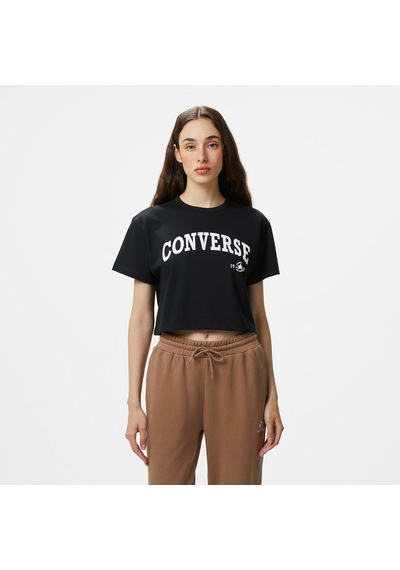 Converse Retro Chuck Kadın Siyah T-shirt10026367