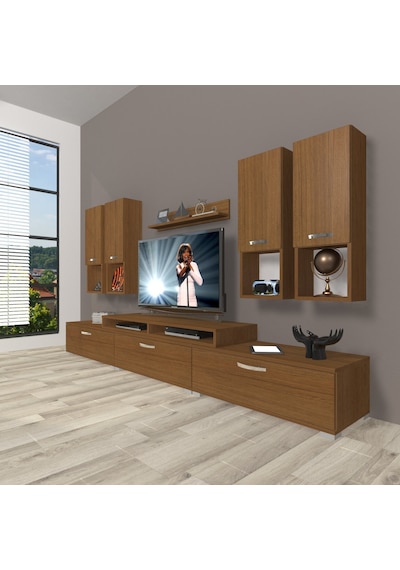 Decoraktiv Ekoflex 8da Slm Tv Ünitesi Tv Sehpası Ceviz