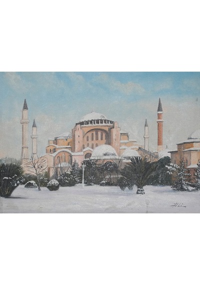 Ayasofya'nın Beyaz Sessizliği: Kış Masalı
