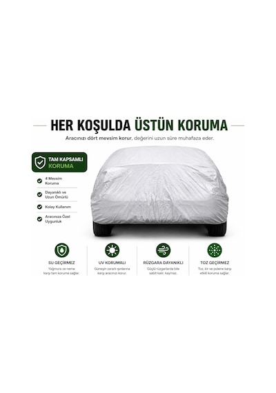 Saab 977 Mevsim Su Geçirmez Araç Brandası Biyeli Dikiş Tokalı Sabitleme Güneş Yağmur Dolu Koruma