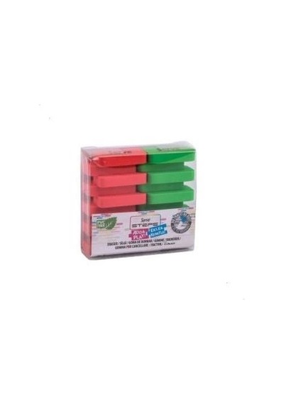 Serve Steps Fosforlu Silgi 2 Li Yeşil Narçiçeği