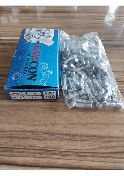 Hawcon 1A Cam sigorta 5x20 mm