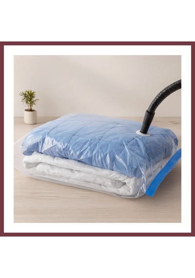 Storeşahin Vakuumlu Hurç 3'lü Set 2x55x90 Cm + 1x80x100 Cm - %75 Yer Tasarrufu Shn0720 Çok Renkli