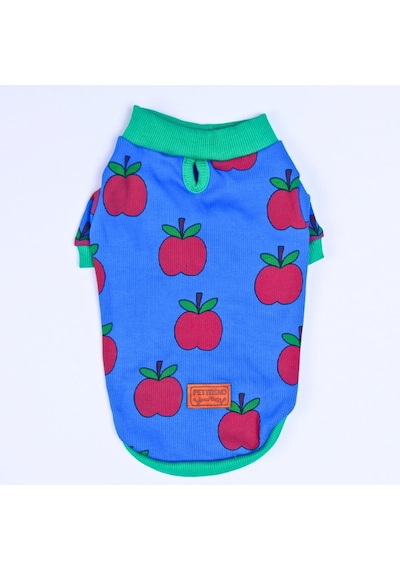 Apple Kaşkorse Elma Desenli Sweat Kedi Köpek Sweat Kedi Köpek Kıyafeti