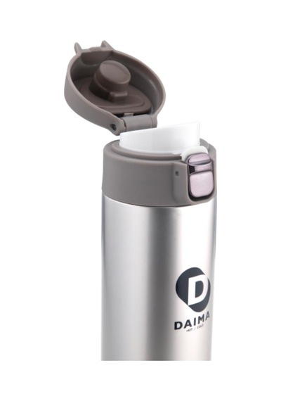 Daima Handy 520 Ml 12 Saat Sıcak 24 Soğuk Gümüş Termos Gümüş