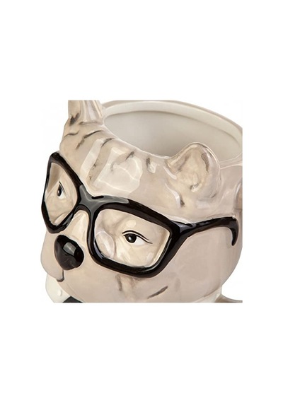 Karaca Anımal Buldog Mug Açık Ahşap