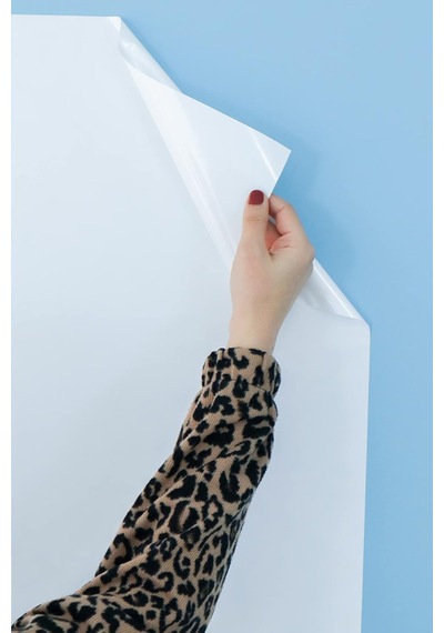 Evbuya Akıllı Kağıt - 60x100 Cm 2 Adet Beyaz, Yapışkansız Statik Tutunabilir Yazı Tahtası Ve Pano Genel