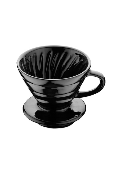 Seramik Siyah Dripper V60