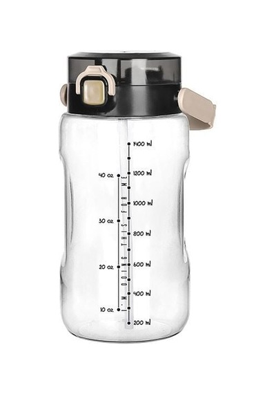 Şeffaf Matara - 1500 Ml - 50,7 Oz - Watermode Matara