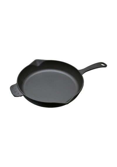 Lava Yuvarlak Saplı Demir Döküm 28 CM Kızartma Tavası