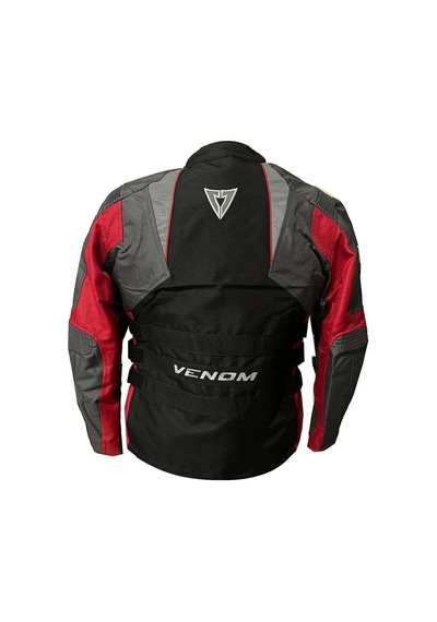 Venom Motosiklet Montu Tourex 4 Mevsim Ce Sertifikalı Touring Long Motor Mont Siyah-kırmızı
