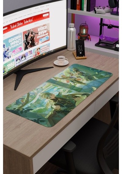 Alhaitham Genshin Impact Anime Gacha V5 - 70x30 Xl Gaming Mouse Pad Fare Altlığı