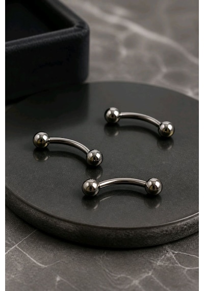 Monalisa Home Çelik Renk 12mm Tragus Pirsıng Beyaz 30649501