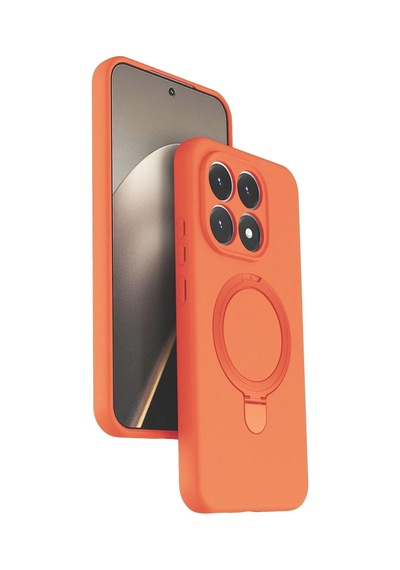 Xiaomi Mi 15t Regal Magsafe Standlı Kapak - Turuncu - 100 00