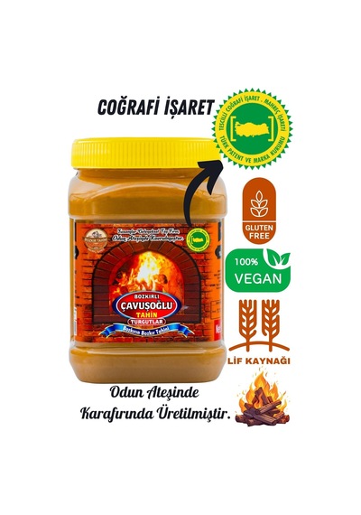 Çifte Kavrulmuş Kepekli Bozkır Tahini 930 Gr