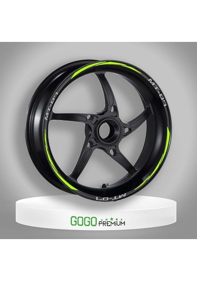 Florasan Sarı Yamaha Mt-07 Uyumlu 1 Set Jant Şeridi