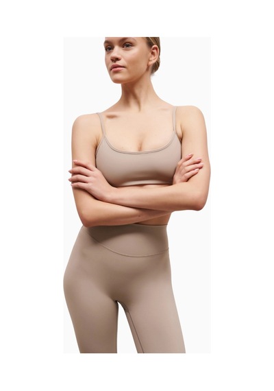 Because Of Alice Because Of Alicebase Sculpting Cami Bra Şekillendirici Spor Sütyeni Bej