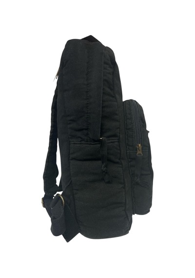 Old Cotton Cargo Kaliteli Vintage Salaş Disayn Günlük Gezi Spor Sırt Çantası Matanza Bag 30x42cm Gri - Siyah