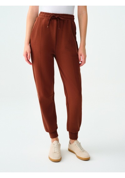 Jogger Fit Kadın Eşofman Altı Kahverengi
