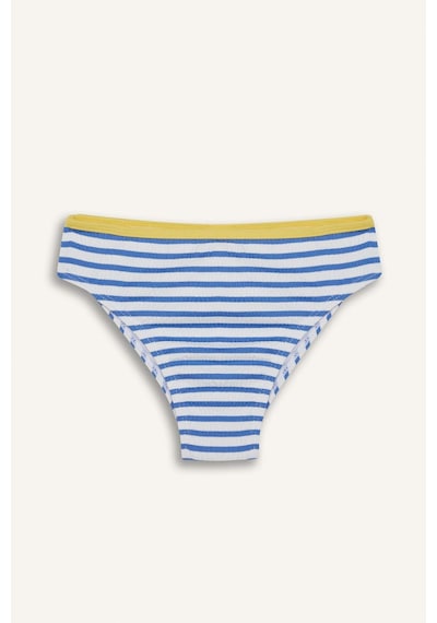 Defacto Kız Çocuk Çizgili Bikini Takımı E5131a825hsbe194 Mavi