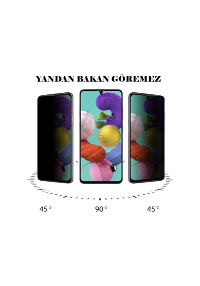 General Mobile Gm 22 Mat Hayalet Privacy Cam Seramik Nano Ekran Koruyucu