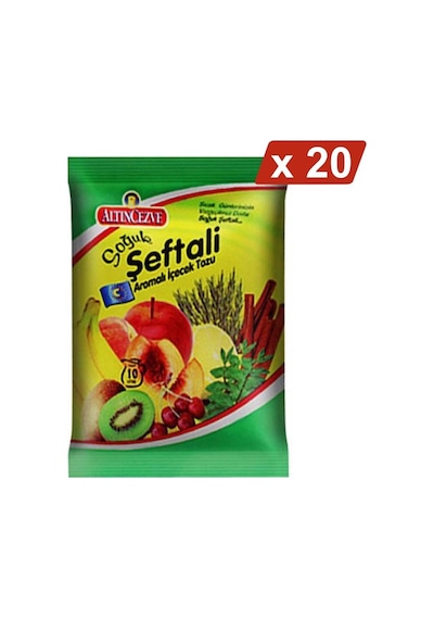 Altıncezve Şeftali Aromalı Toz İçecek Soğuk 20 x 450 G