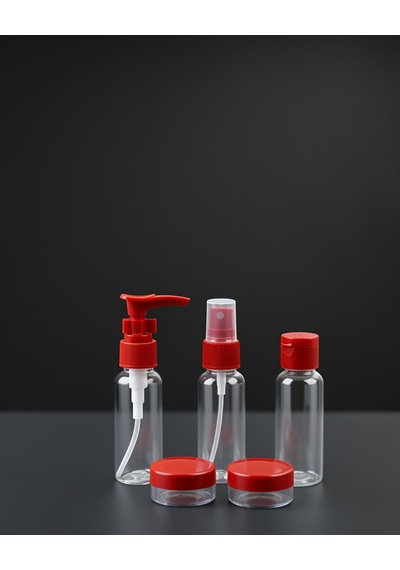 Taşınabilir 5 Parça Seyahat Kozmetik Seti 30 Ml