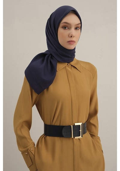 Armine Lacivert B. Lyocell Eşarp 02 Lacivert