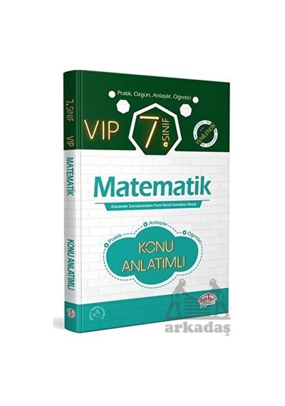 7.Sınıf VIP Matematik Hızlı Konu Anlatımlı -  Editör